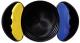 Corbeille de tri sélectif modulaire 25l - noir / bleu / jaune,image 11